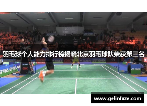 羽毛球个人能力排行榜揭晓北京羽毛球队荣获第三名